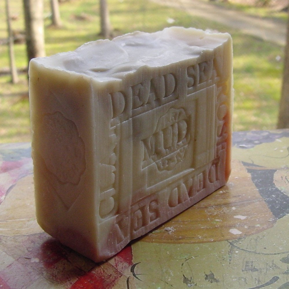 Provence French Lavender Artisan Soap with Rose Clay and Dead Sea Mud from Israel - Shea Butter and Lavender Butter 7Oz Handmade !