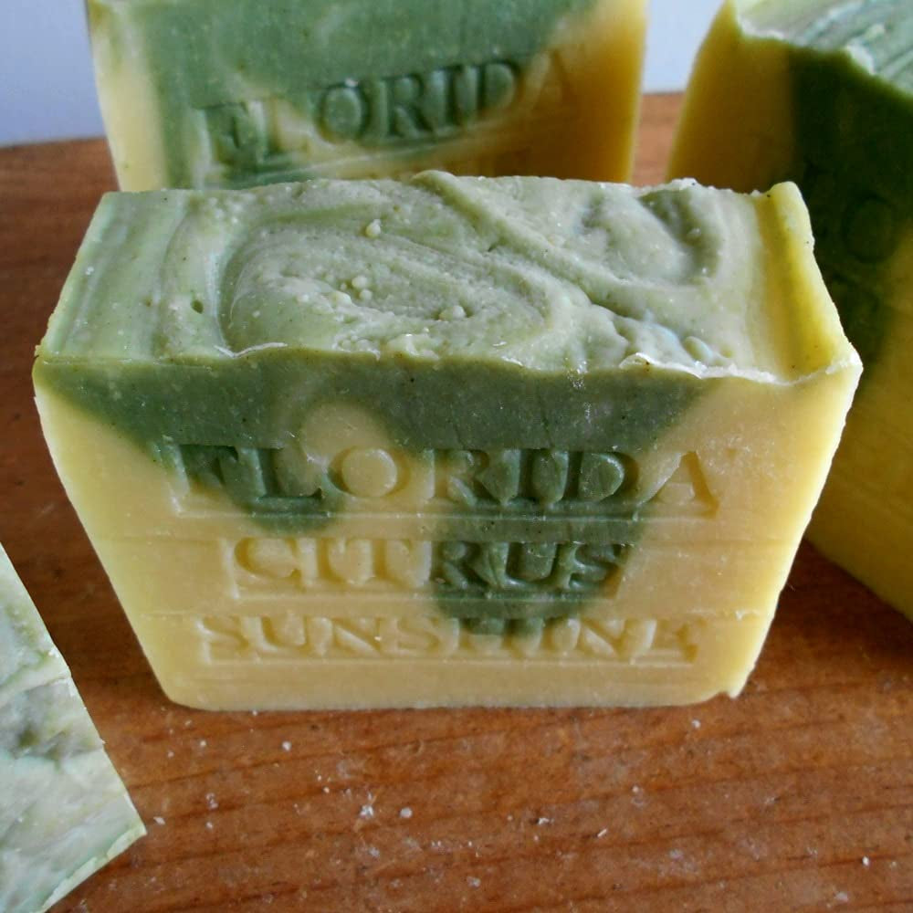 Natural Artisan Soap Citrus Bar- Orange and Tangerine Handmade !
