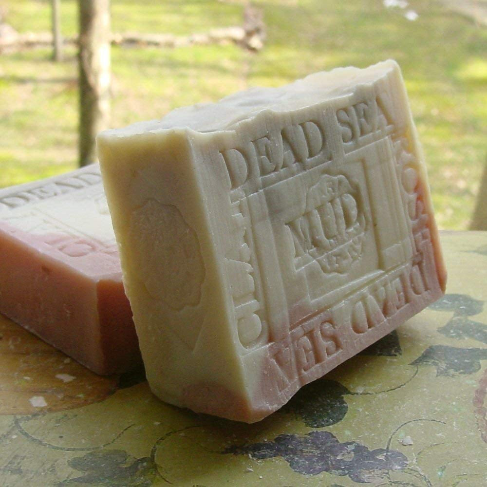 Provence French Lavender Artisan Soap with Rose Clay and Dead Sea Mud from Israel - Shea Butter and Lavender Butter 7Oz Handmade !