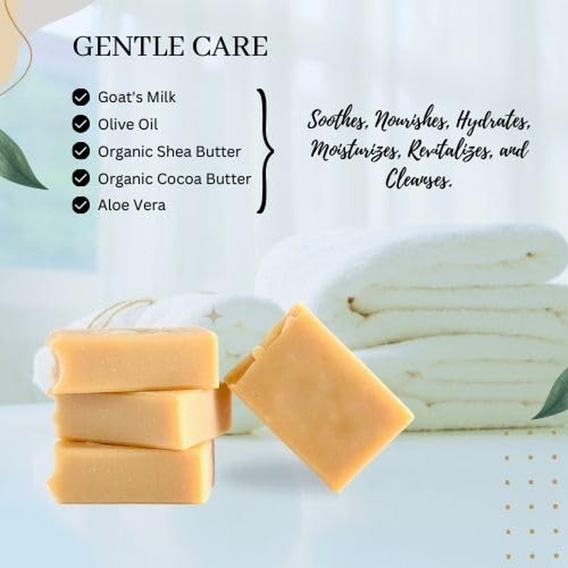 Goat’S Milk and Shea Butter Handcrafted Soap | 100% Natural | Organic Ingredients | Nourishes, Hydrates, and Revitalizes Your Skin | Gentle Formula for Hand, Face & Body | Miami-Made - 1 Bar