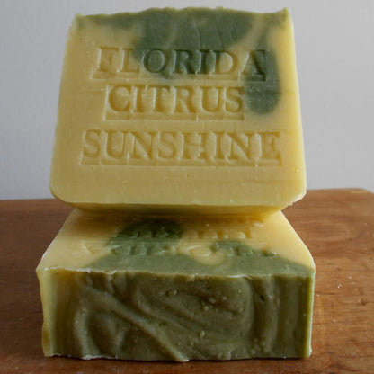Natural Artisan Soap Citrus Bar- Orange and Tangerine Handmade !