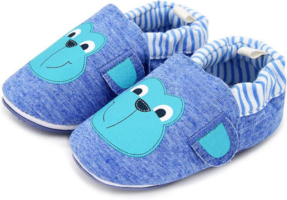 Toddler Baby Boys Girls Shoes Non Skid Slipper Sneaker Moccasins Infant First Walker House Walking Crib Shoes(6-24 Months)